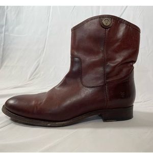 Frye Melissa Button Short Ankle Boot